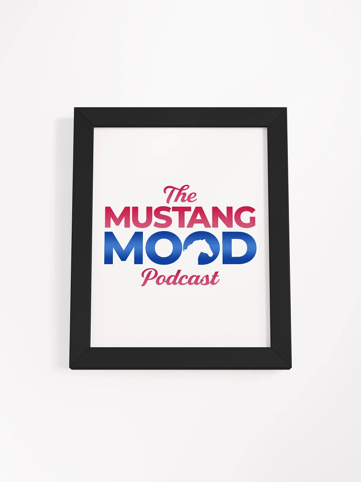 The Mustang Mood Framed Poster product image (13)