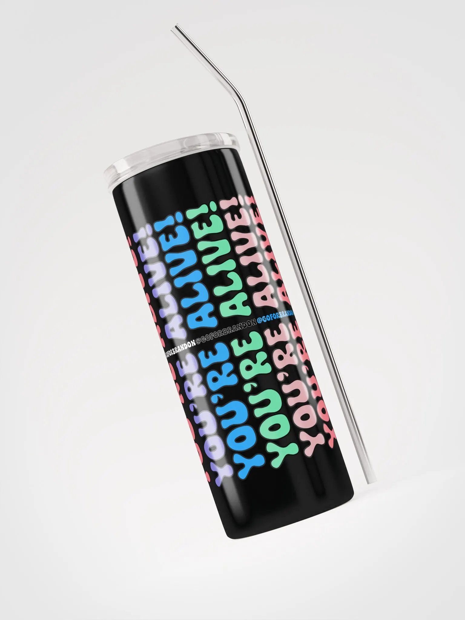 You're Alive! 20oz Tumbler with Metal Straw product image (3)