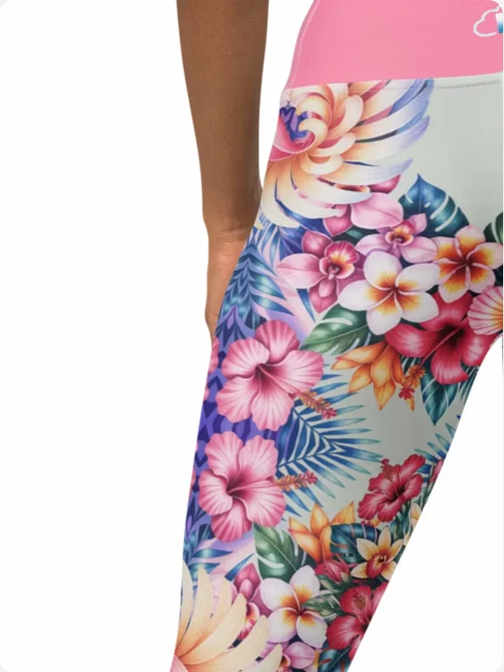 Hawaiian flora-yoga leggings product image (11)