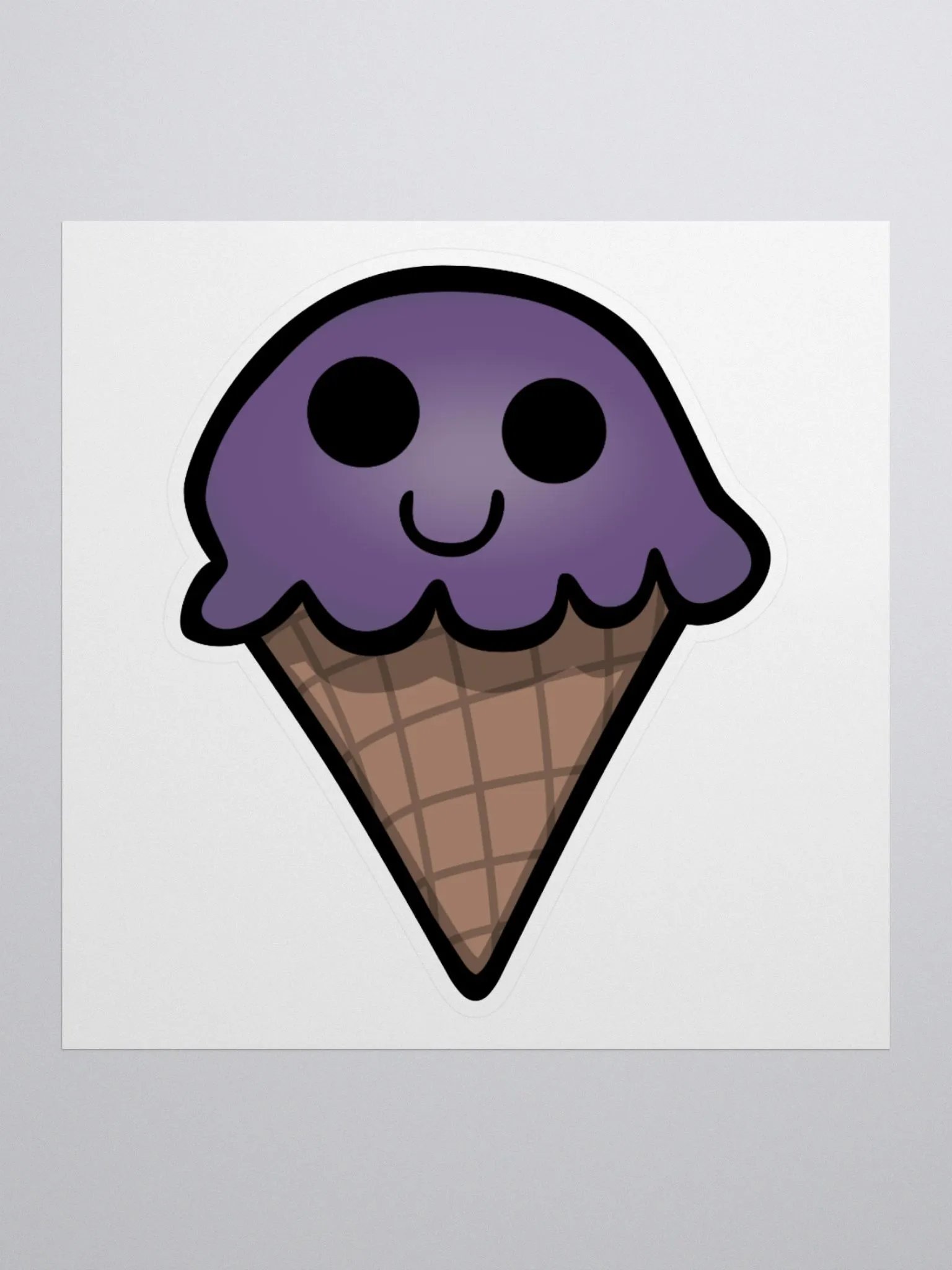 Happy Ice Cream Sticker product image (1)