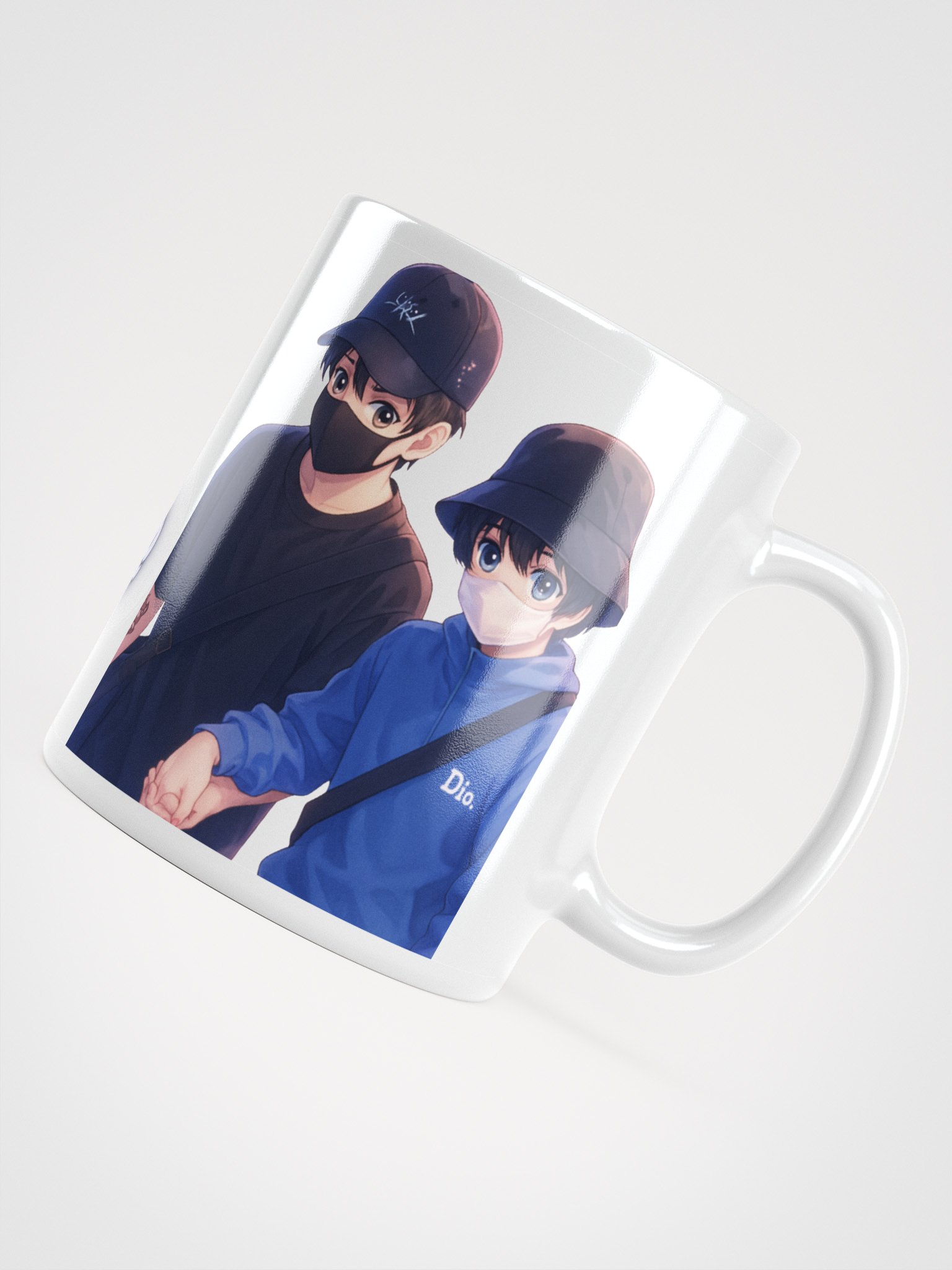 Airport hand holding Mug product image (5)