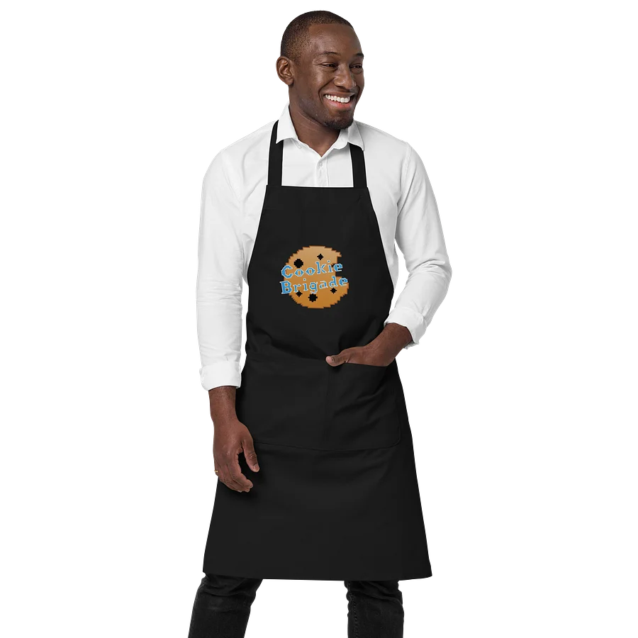 Cookie Brigade Logo Printed Organic Apron product image (5)
