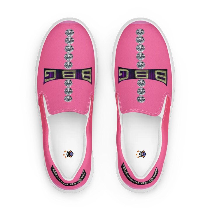 BBG Pink Diamond Cross Women's Slip On product image (1)