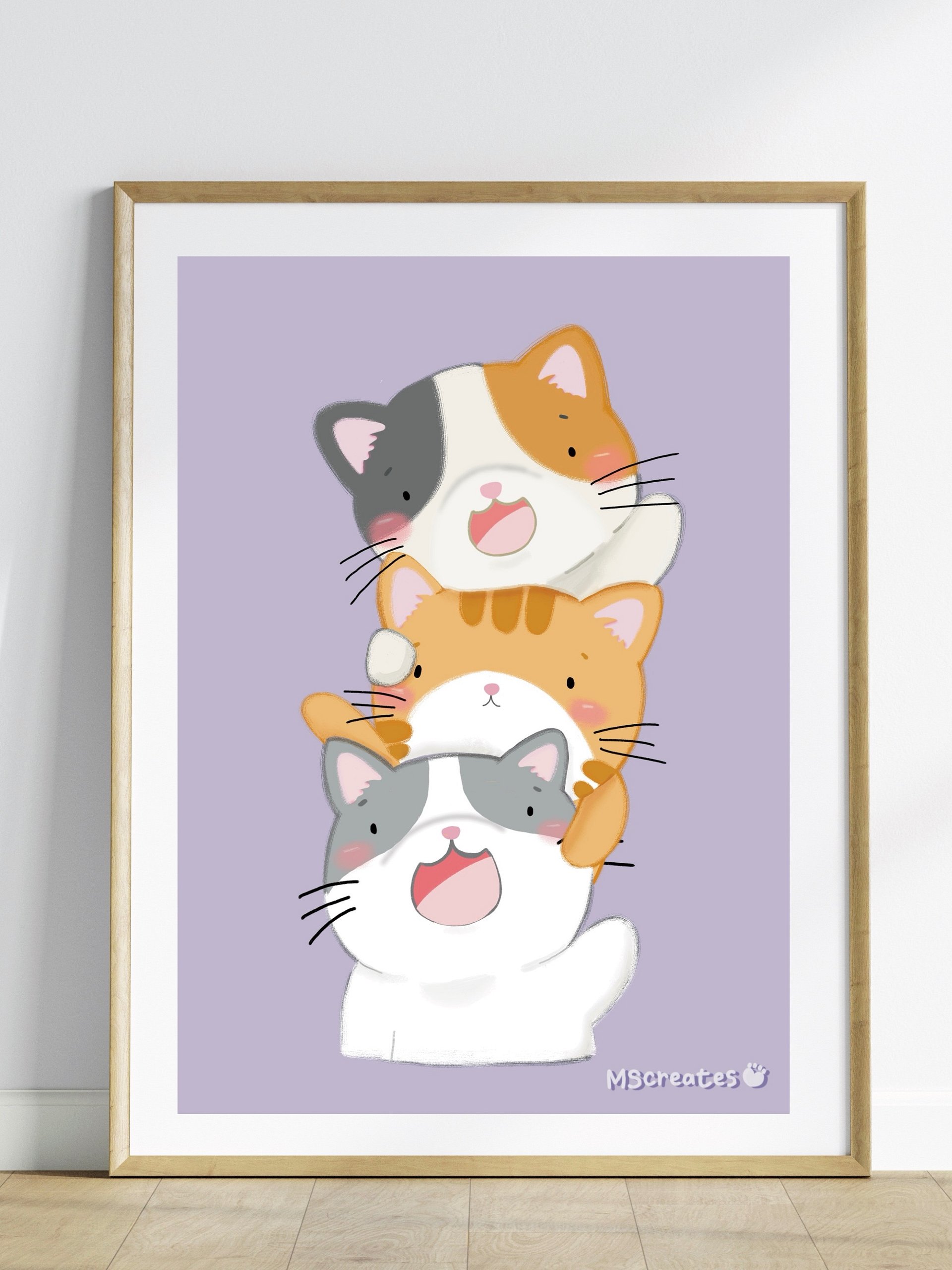 Cat Trio Print product image (1)