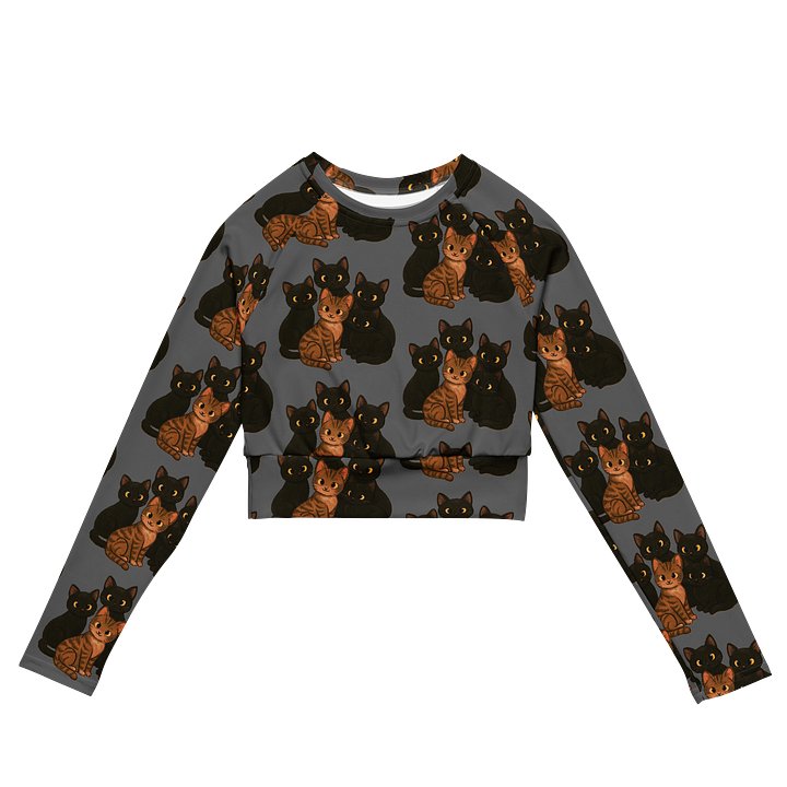 Cat brigade All-Over Print Crop Top product image (2)