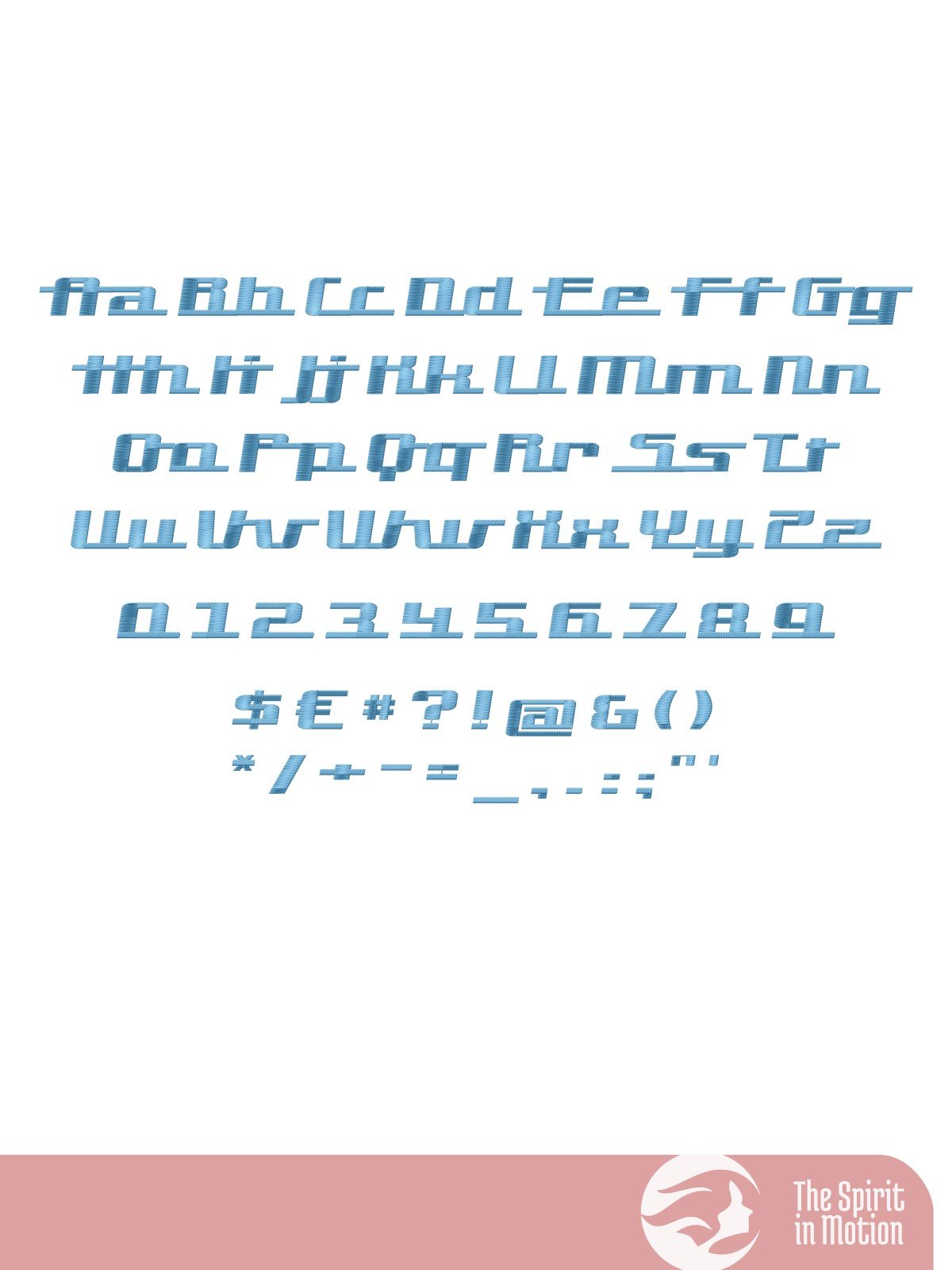 Hardman Retro Machine Embroidery Font | PES, BX, DST product image (3)