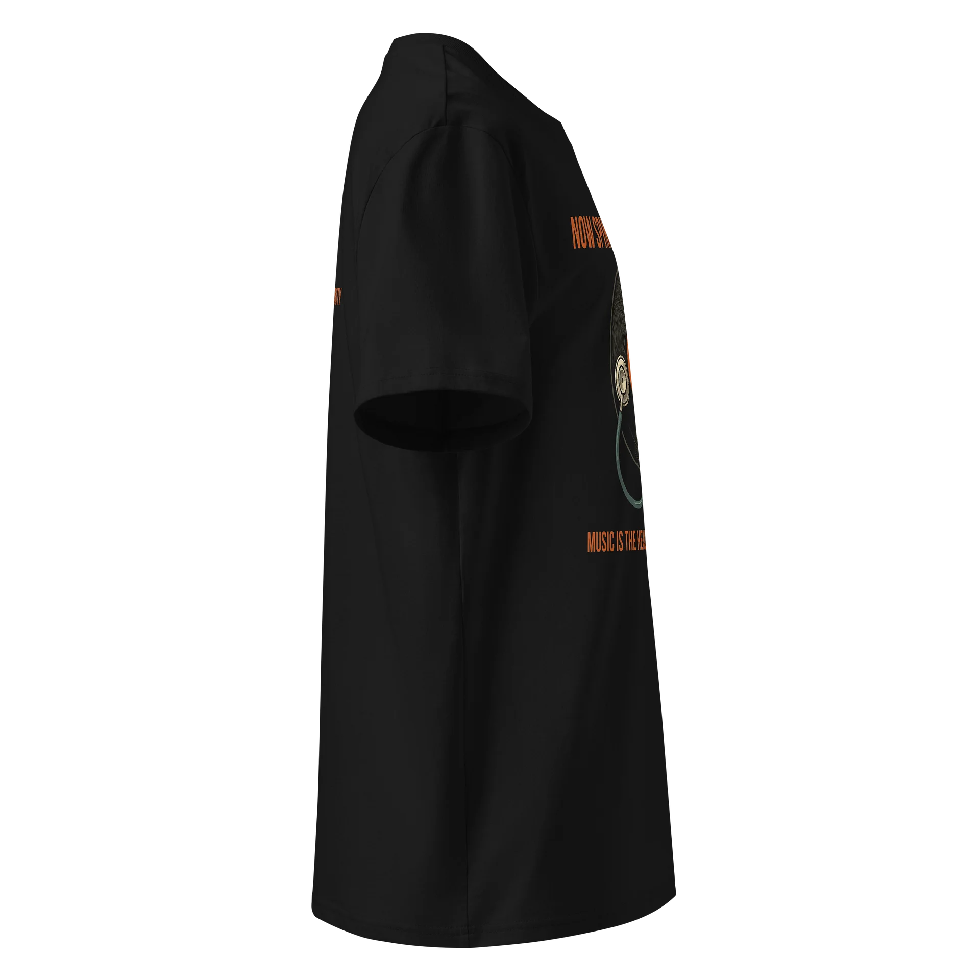 Music Is The Healer & The Doctor -Orange + Back Print product image (8)