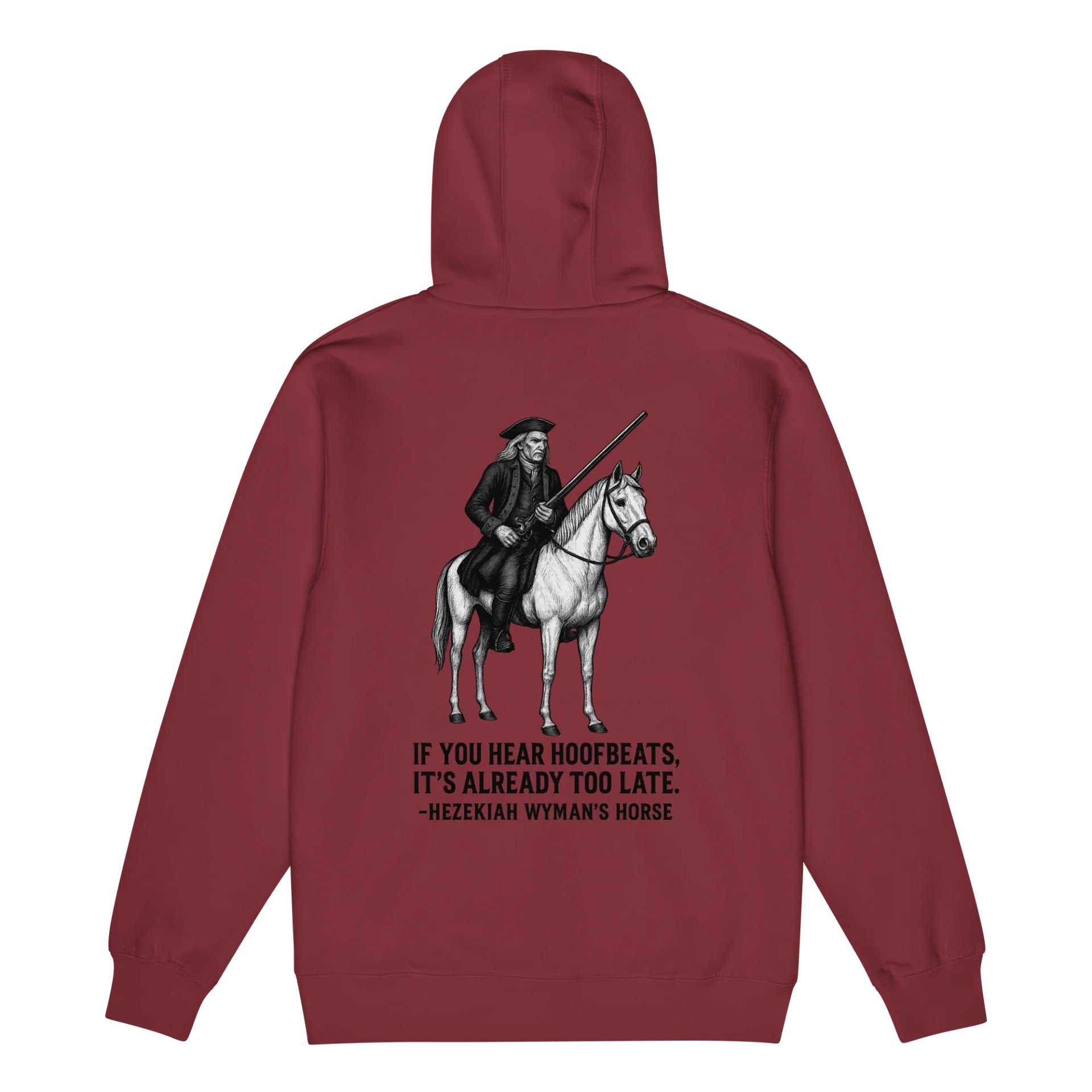 Hezekiah Wyman's Horse Quote Hoodie product image (9)