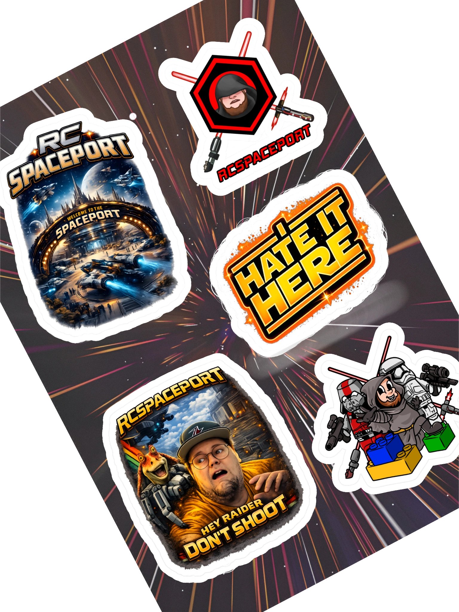 SPACEPORT STICKER PACK product image (1)