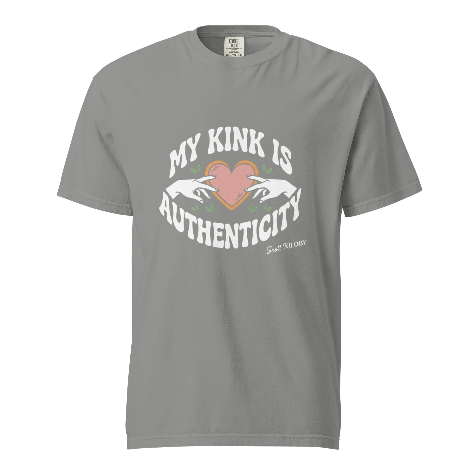 “My Kink Is Authenticity” Gray T-Shirt product image (1)