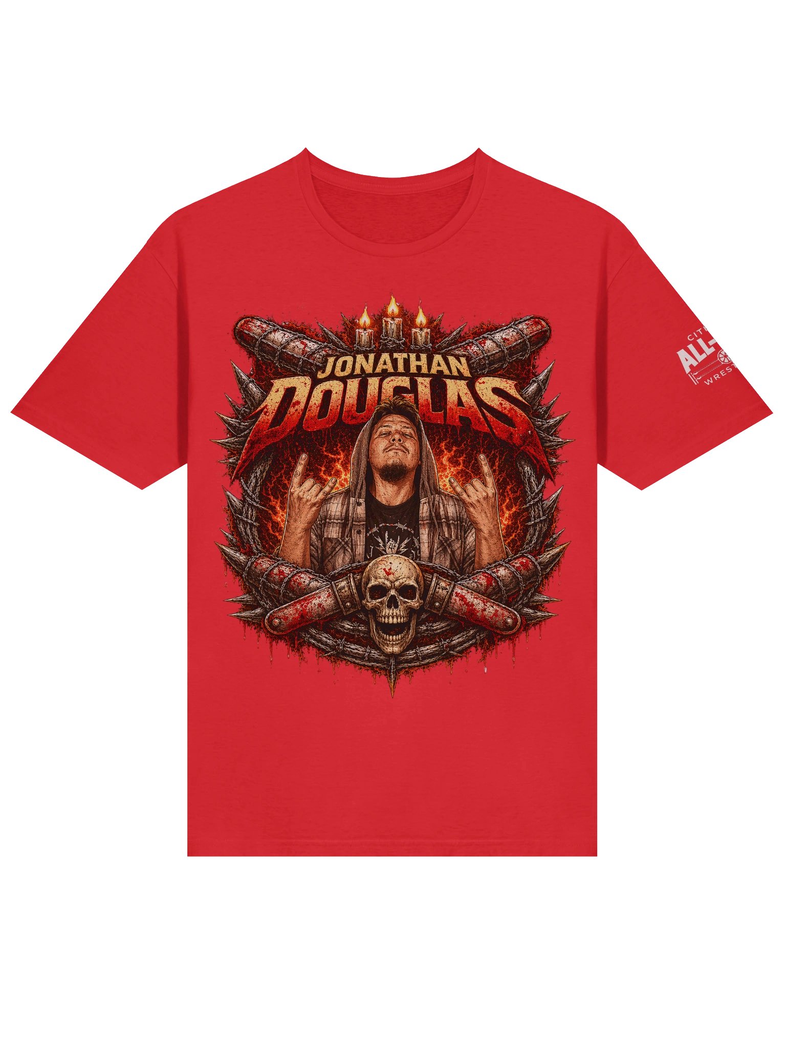 Jonathan Douglas "Skull and Bats" Tee product image (3)
