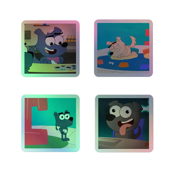 Holographic Dogtective Stickers product image (1)