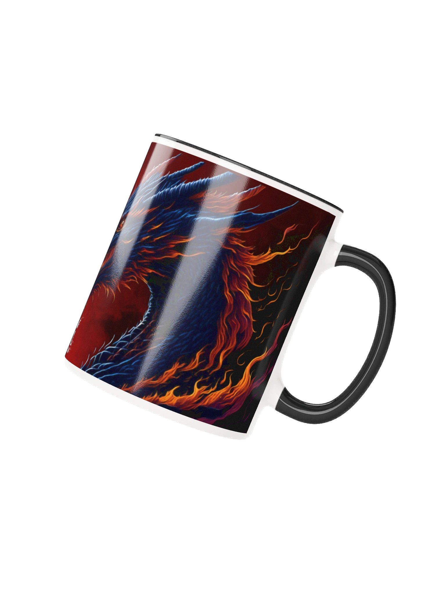 Fiery Dragon Symmetry Ceramic Mug product image (6)