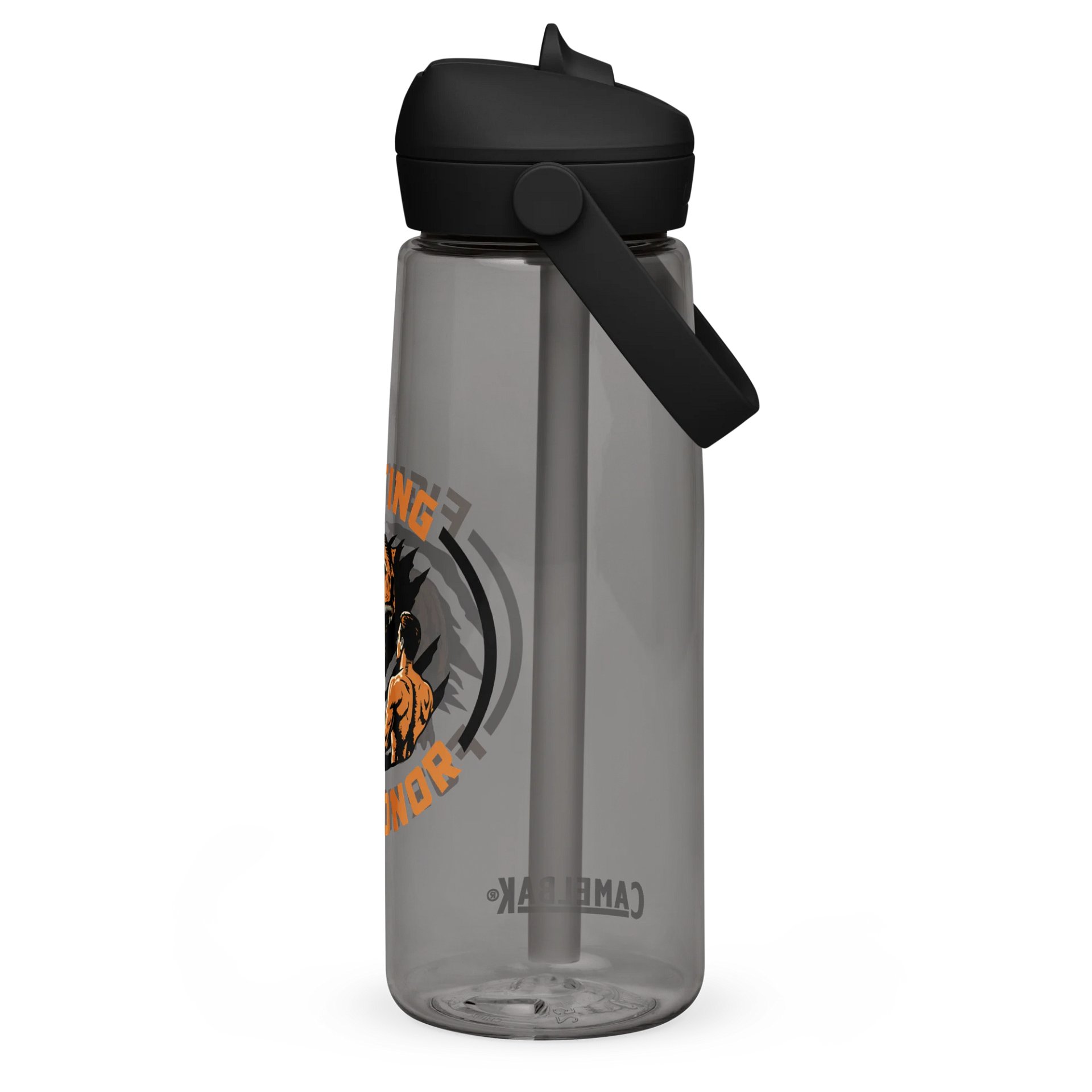 Fighting For Honor Flip Straw Water Bottle product image (2)