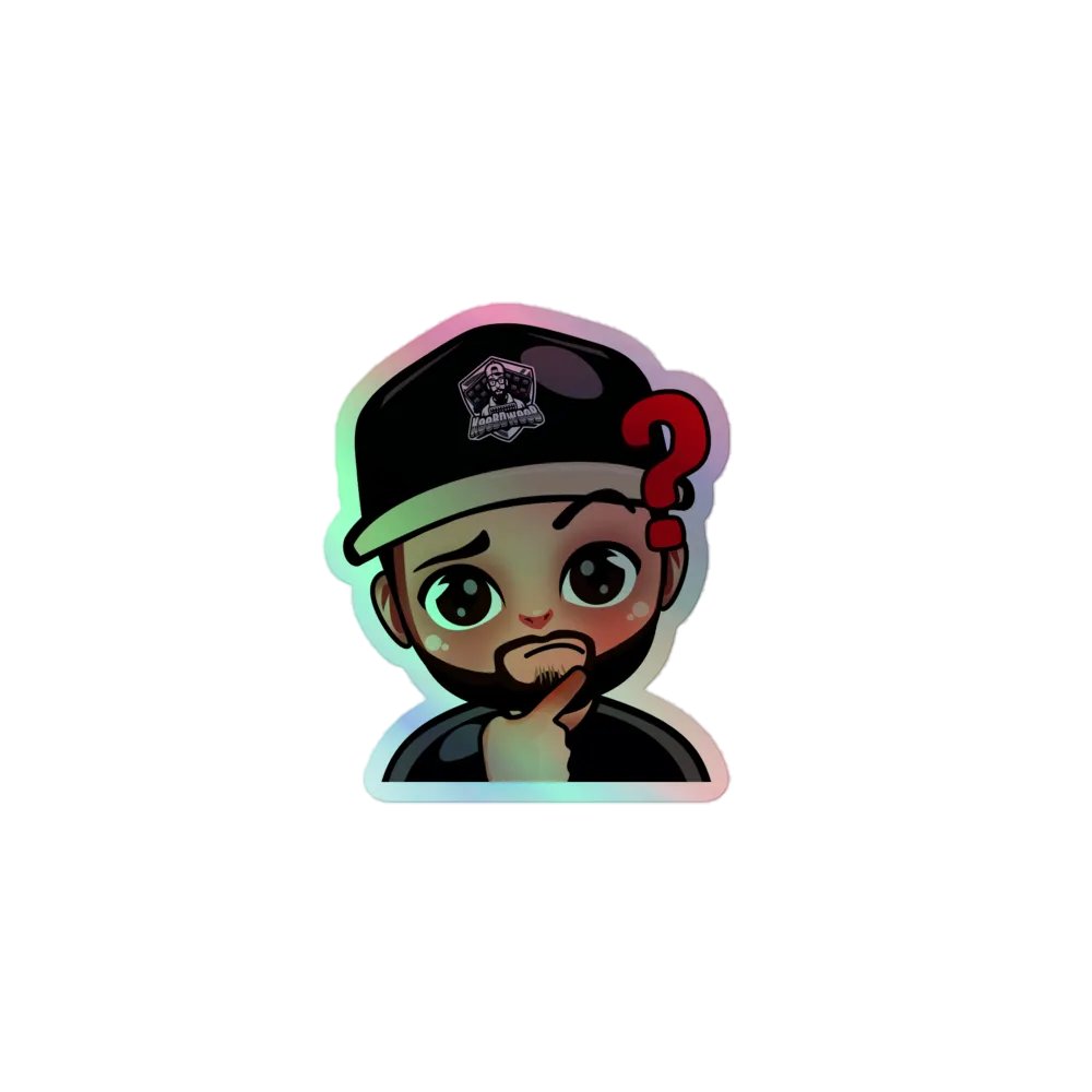 Contemplative Holographic Sticker Sheet product image (1)