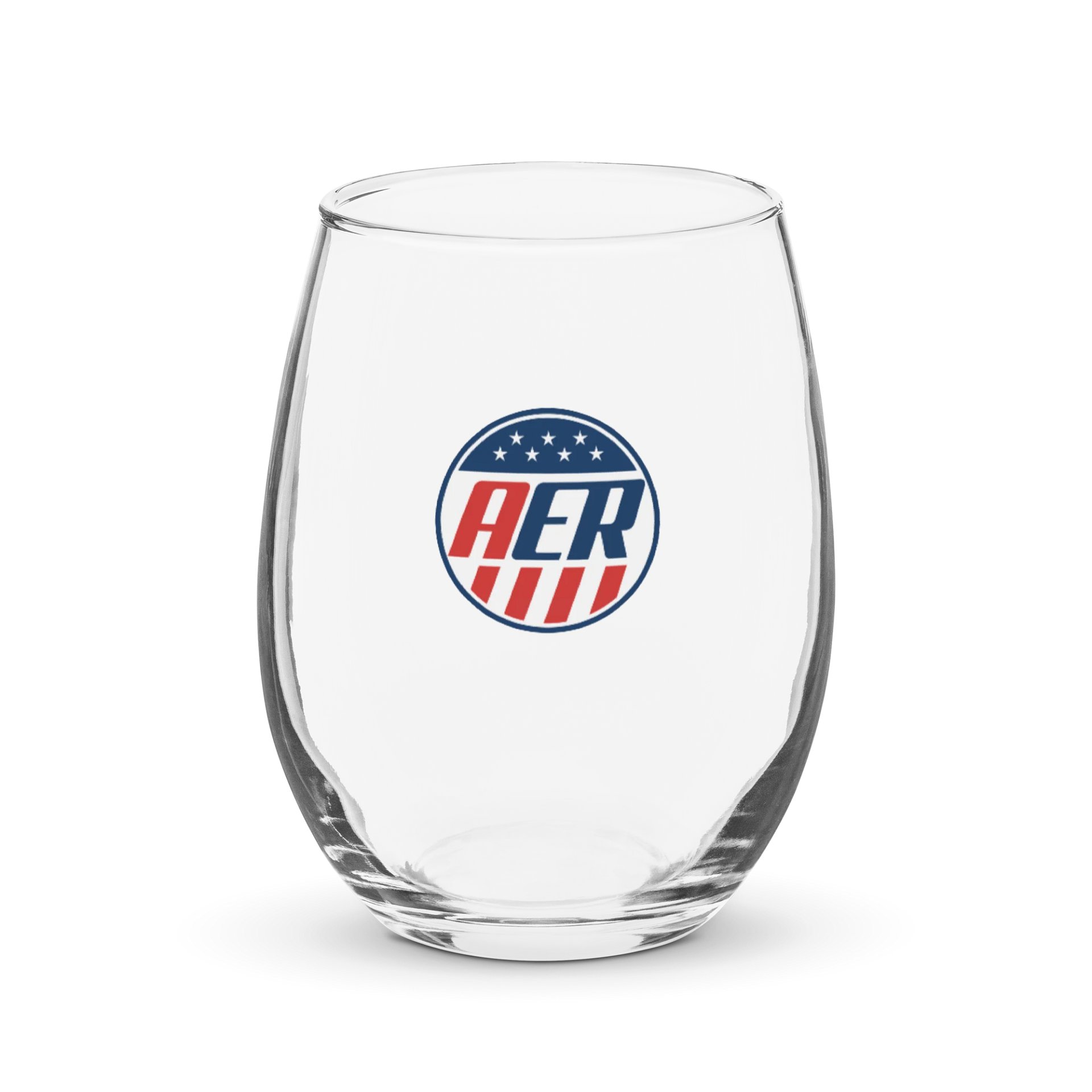 AER Circle Logo Stemless Wine Glass product image (1)