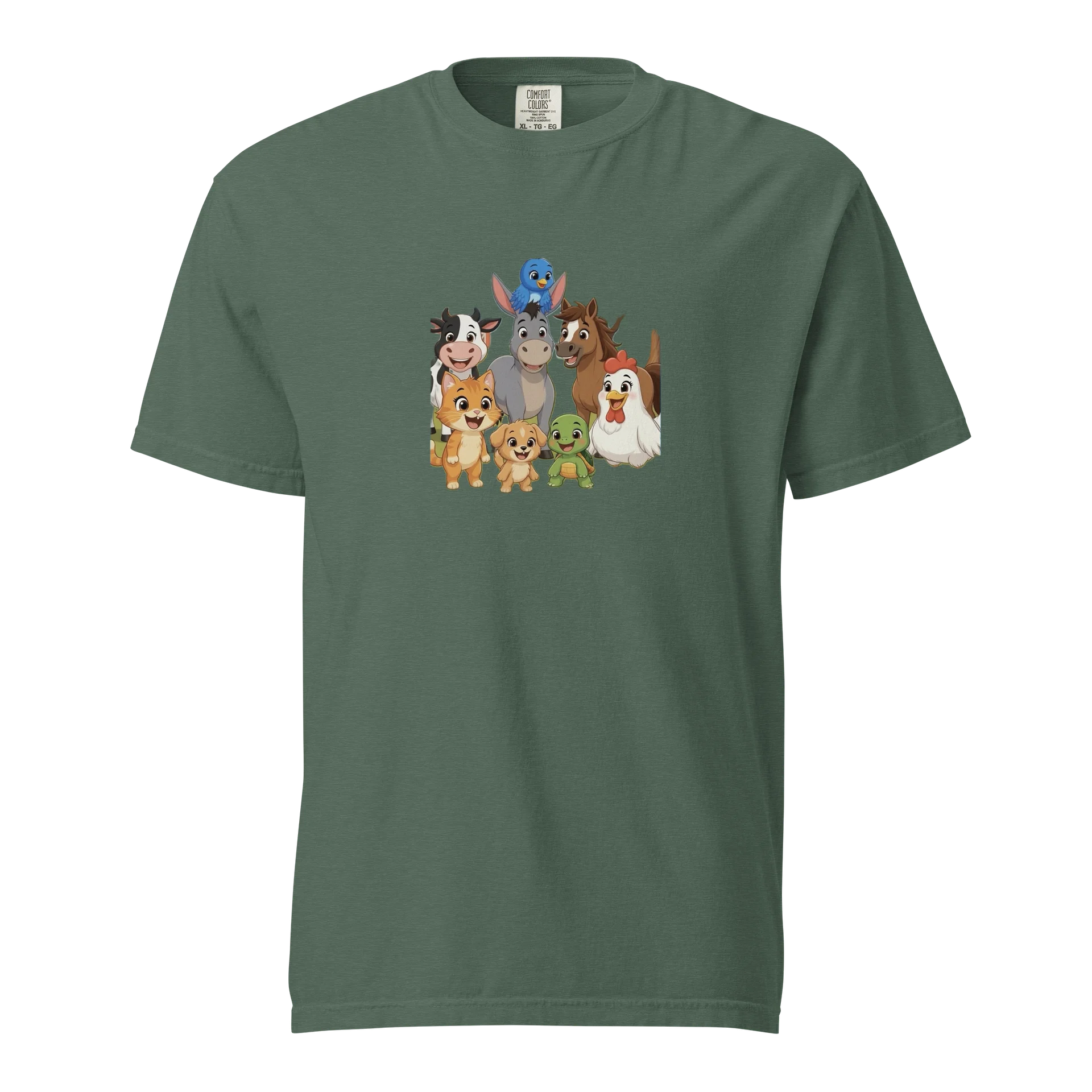 Happy Farm Friends Cartoon Tee product image (1)