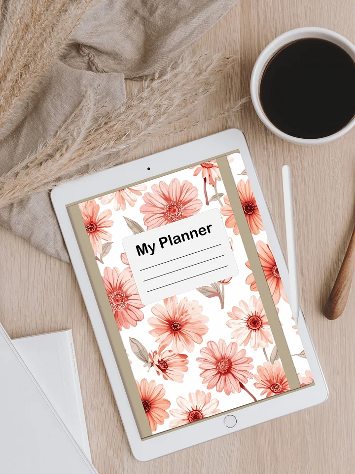 Faith‑Inspired Digital Planner for Everyday Organization (Pink Floral Edition) product image (1)