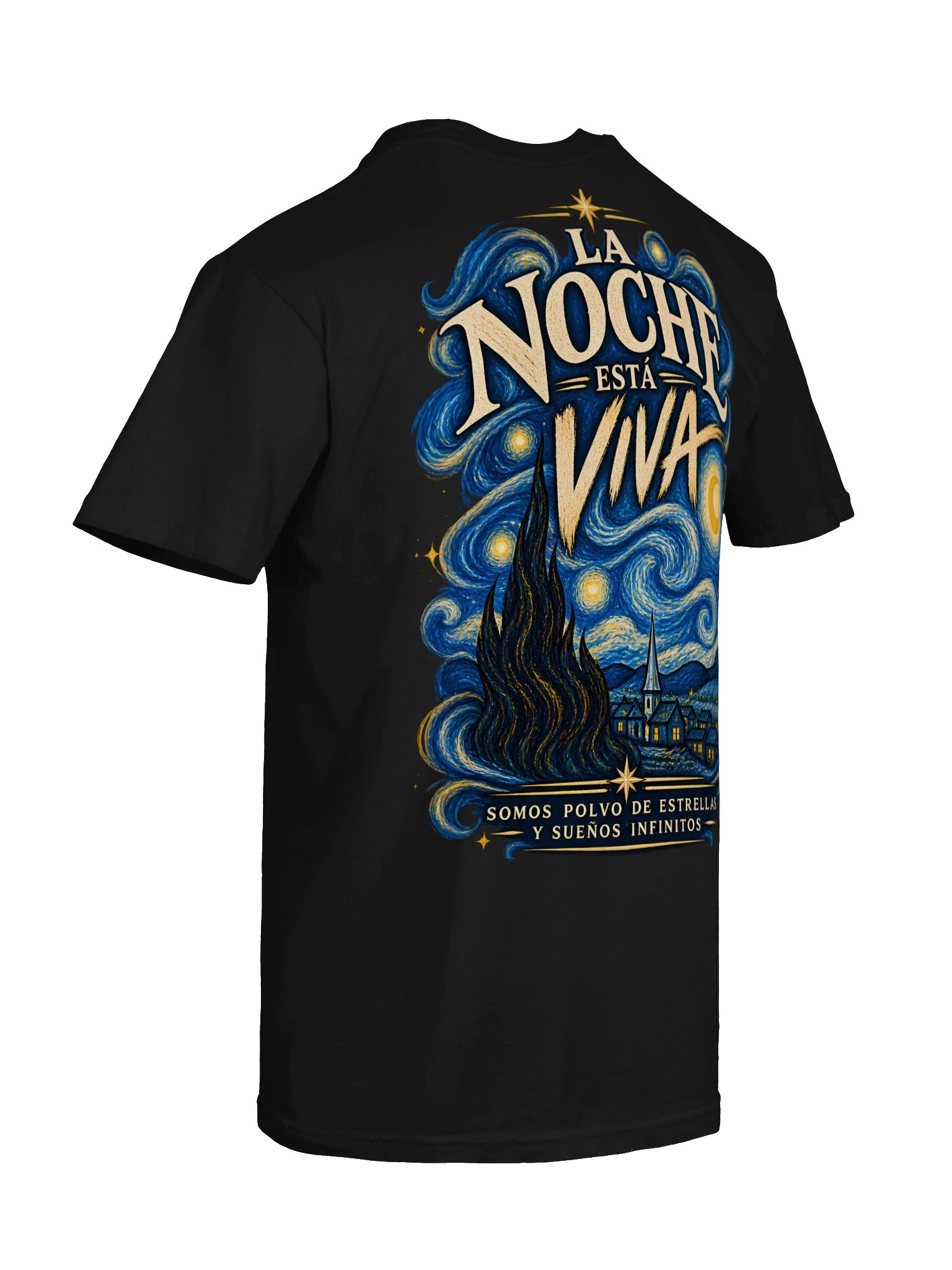 Camiseta “La Noche Está Viva” | Inspirada en La Noche Estrellada product image (2)