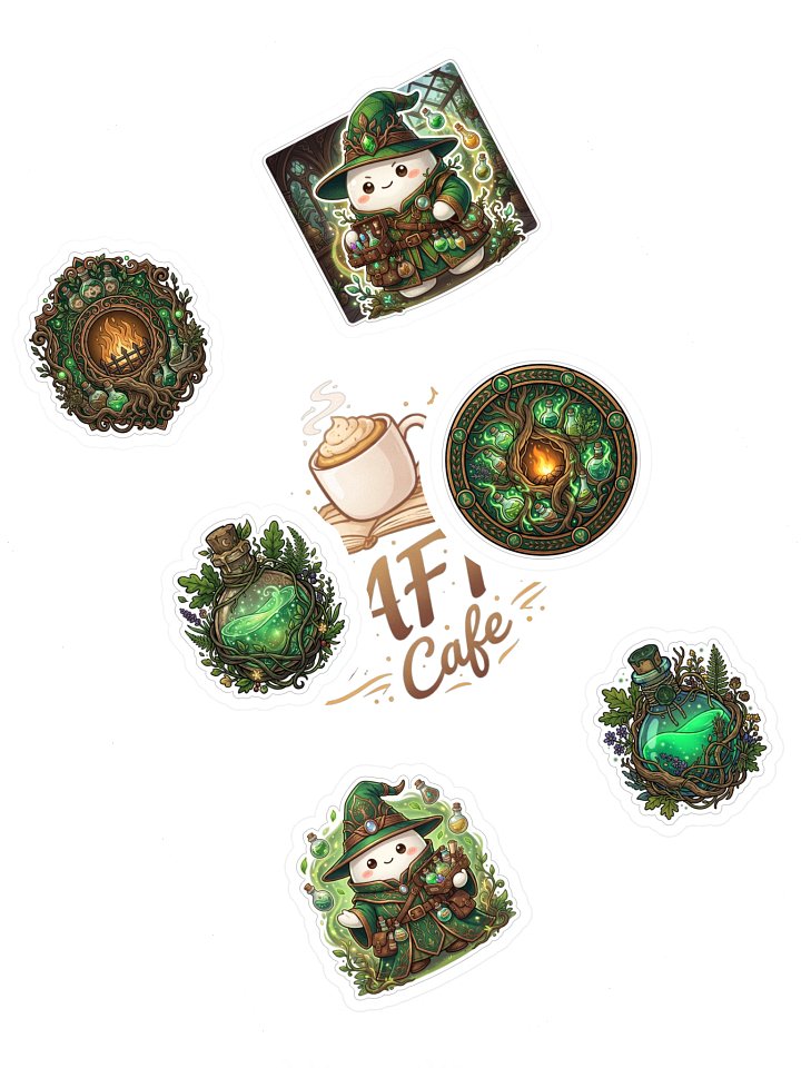Mochi – House of Verdant Root Sticker Sheet product image (1)