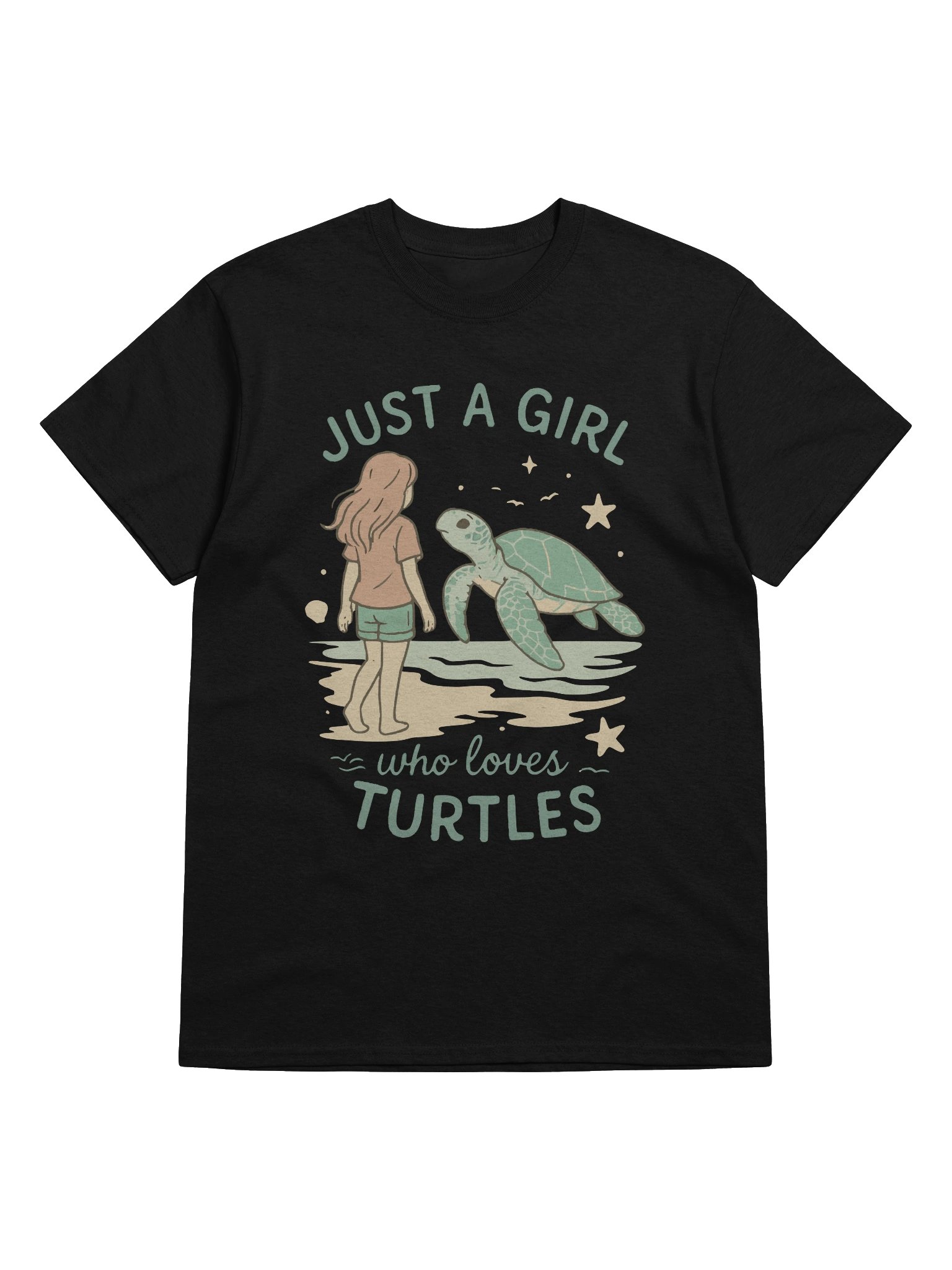 Turtle Love Tee Just A Girl Who Loves Turtles product image (39)