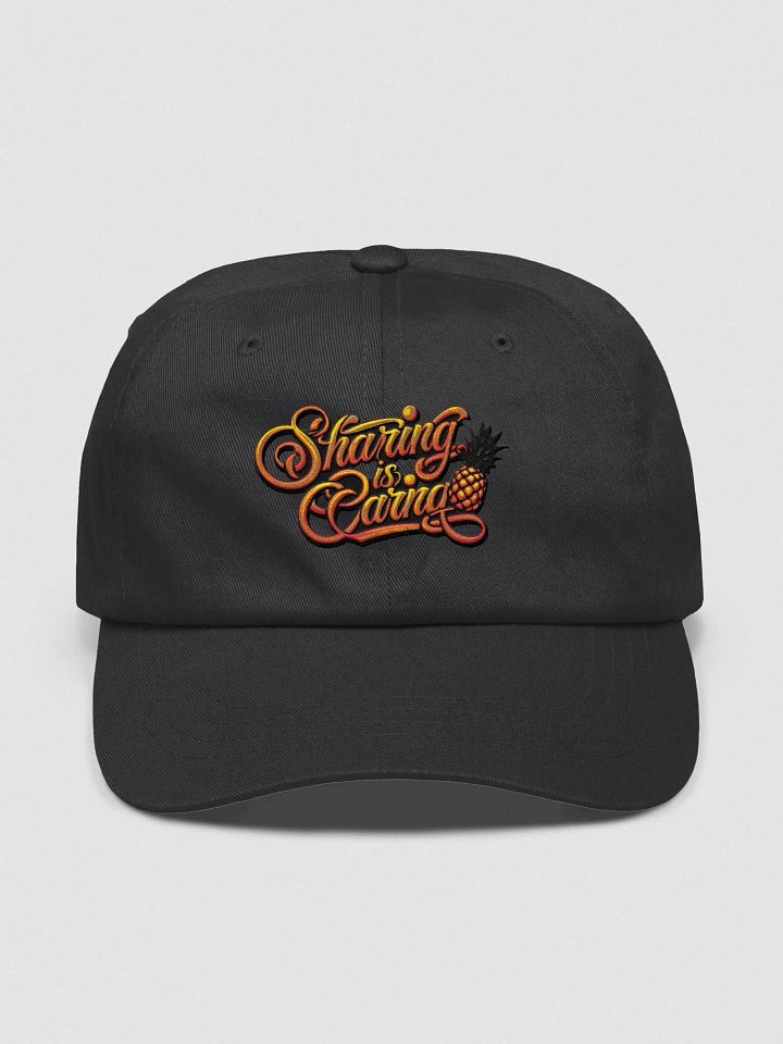 Sharing Is Caring Embroidered Low Profile Cap product image (1)