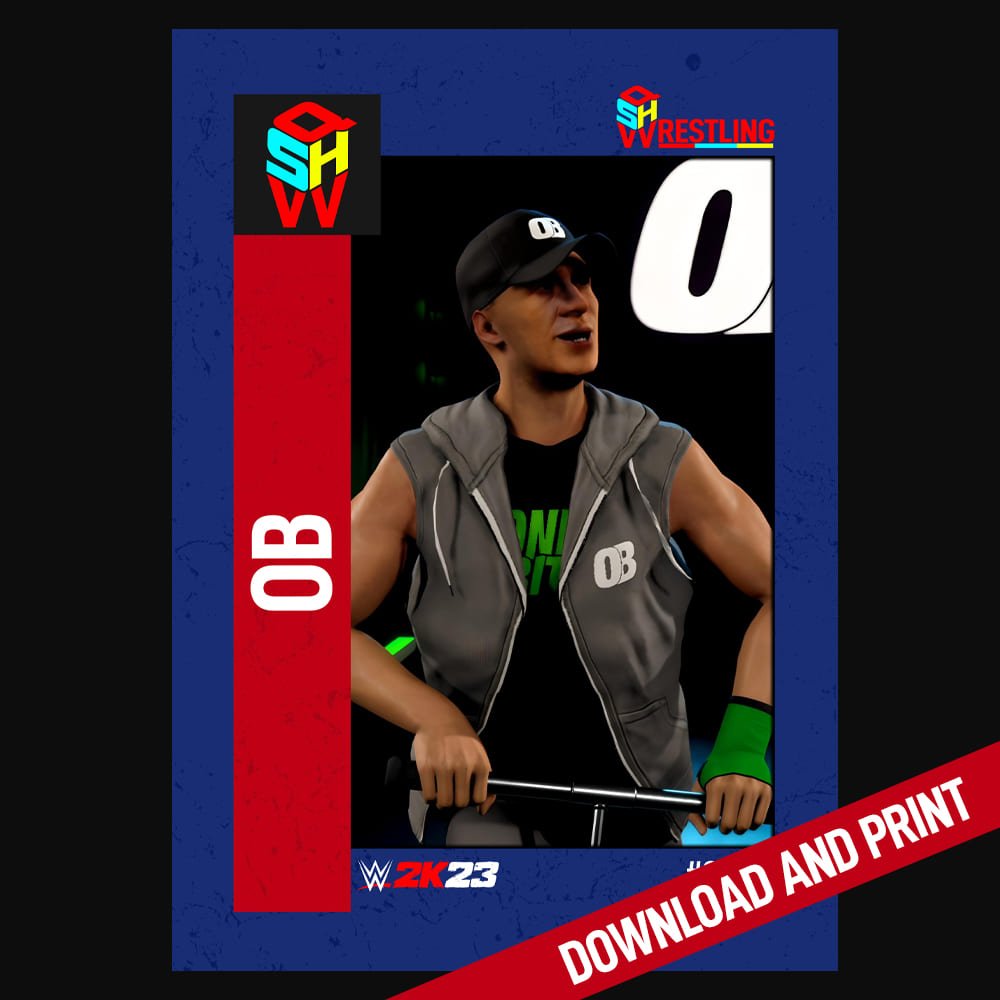 OB QSHW COMMEMORATIVE TRADING CARD - WWE2K23 product image (1)