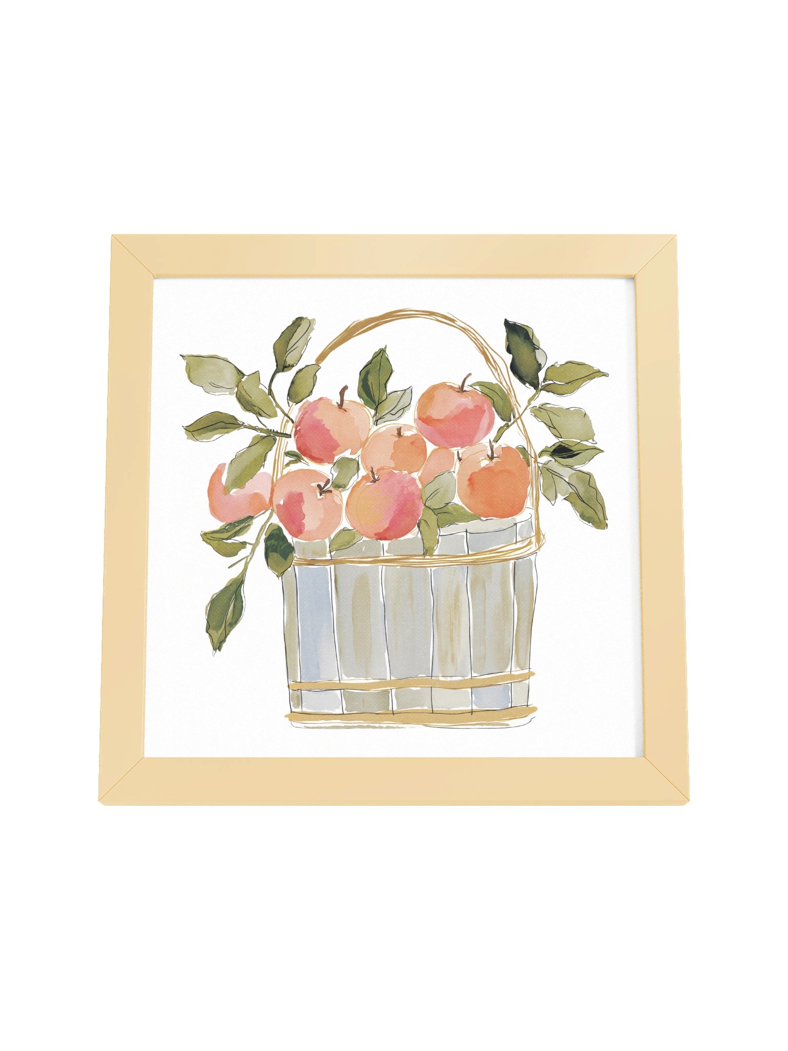 Quiet Harvest — The Wooden Bucket Framed Art Print (10x10") product image (8)
