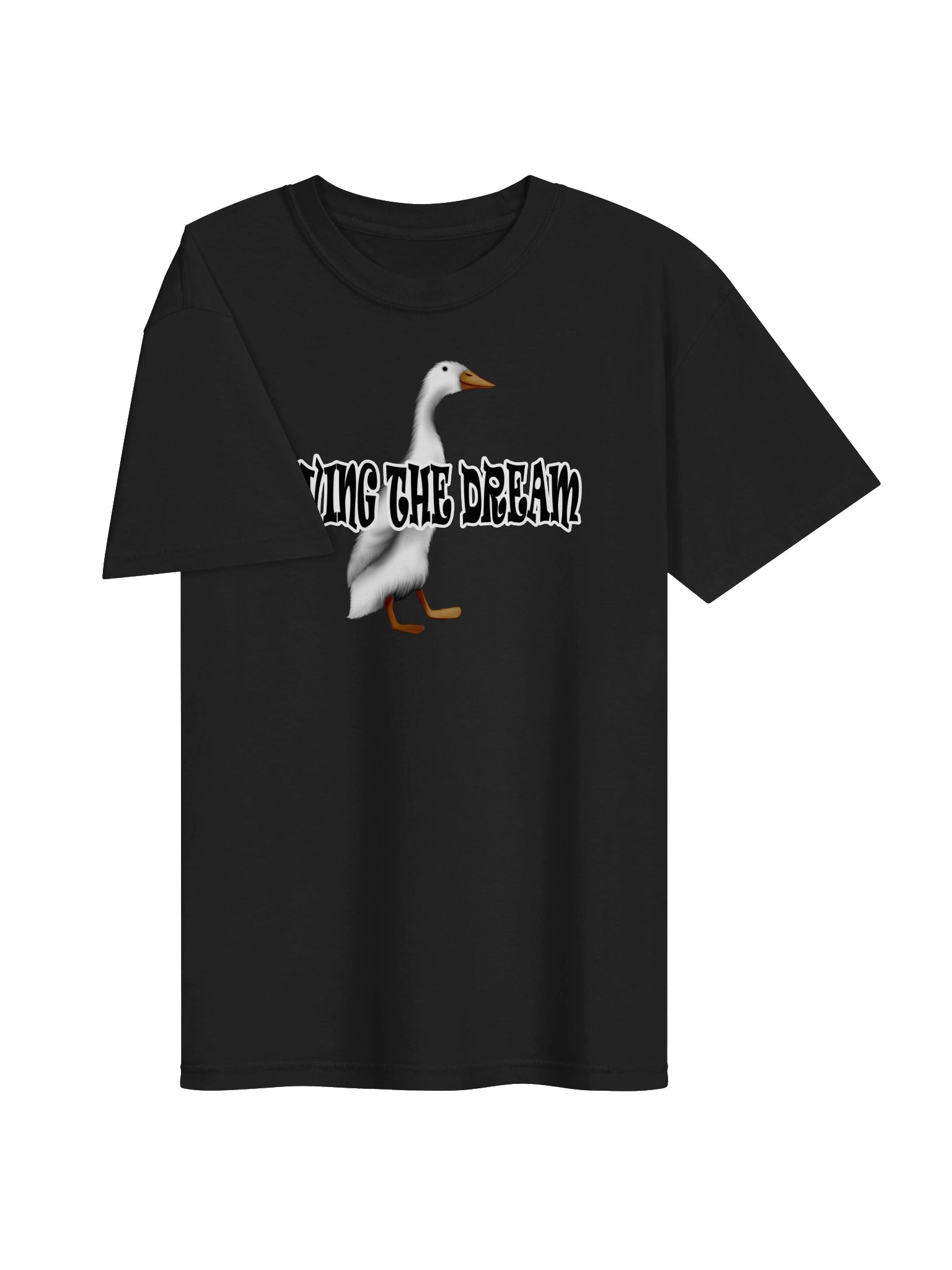 Duck "LIVING THE DREAM" T-Shirt. Men's Comfort Colors Garment-Dyed Heavyweight T-Shirt product image (2)