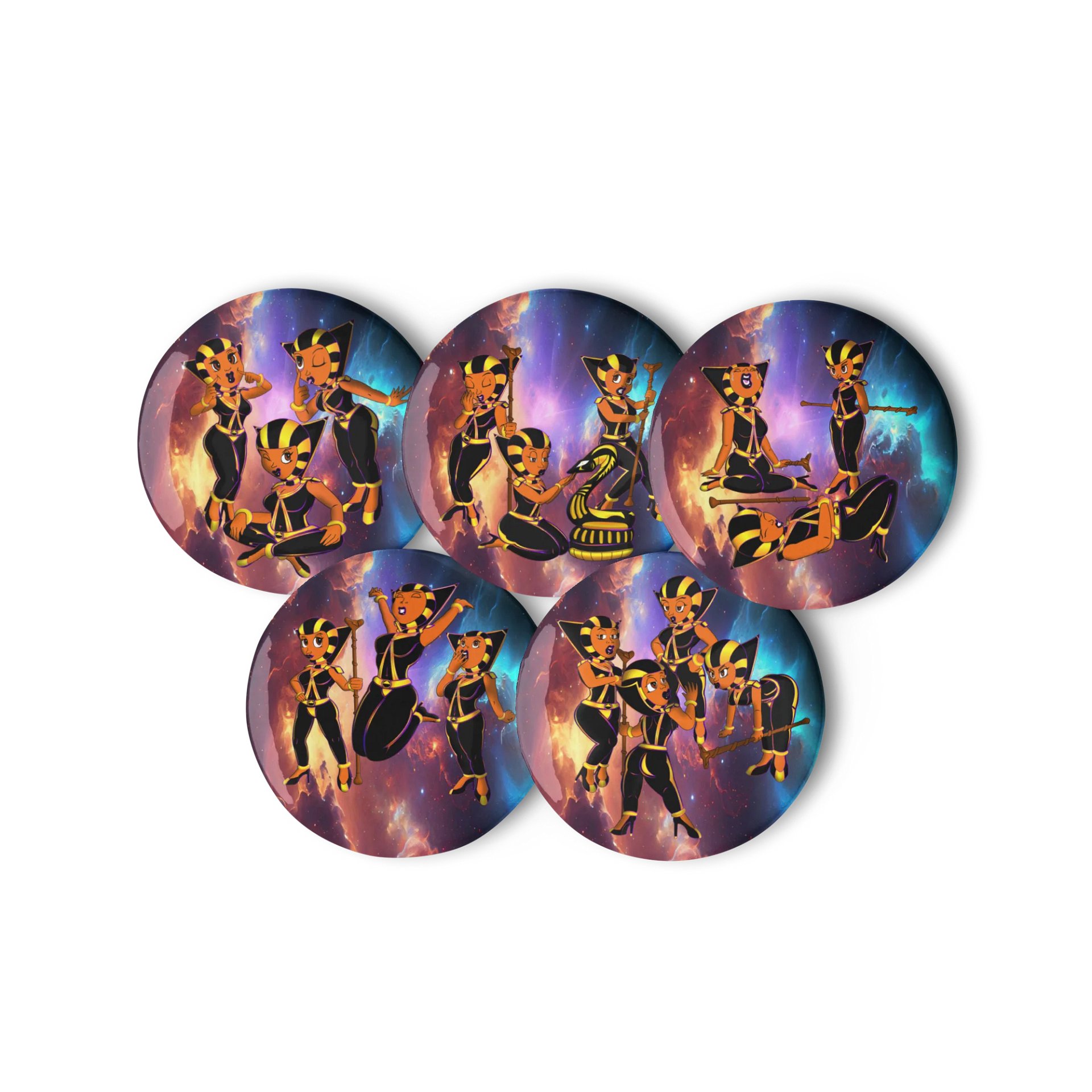 Ancient Egyptian Queen Pin Button Set product image (5)