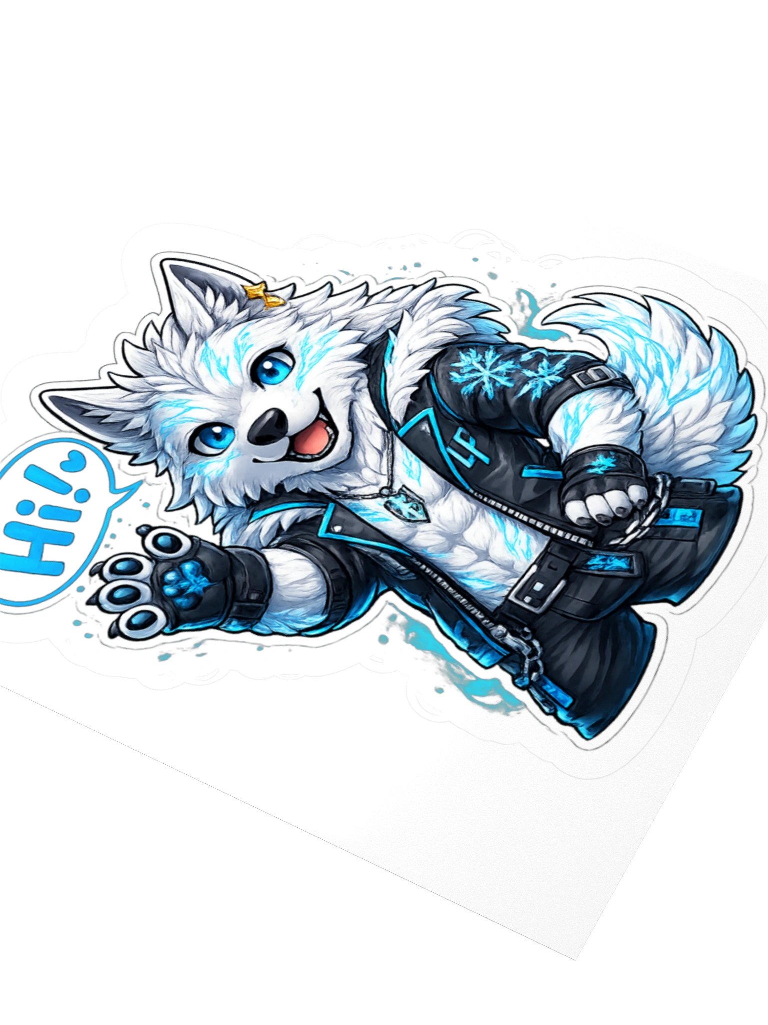 Frostfur Friendly Wave Sticker product image (9)