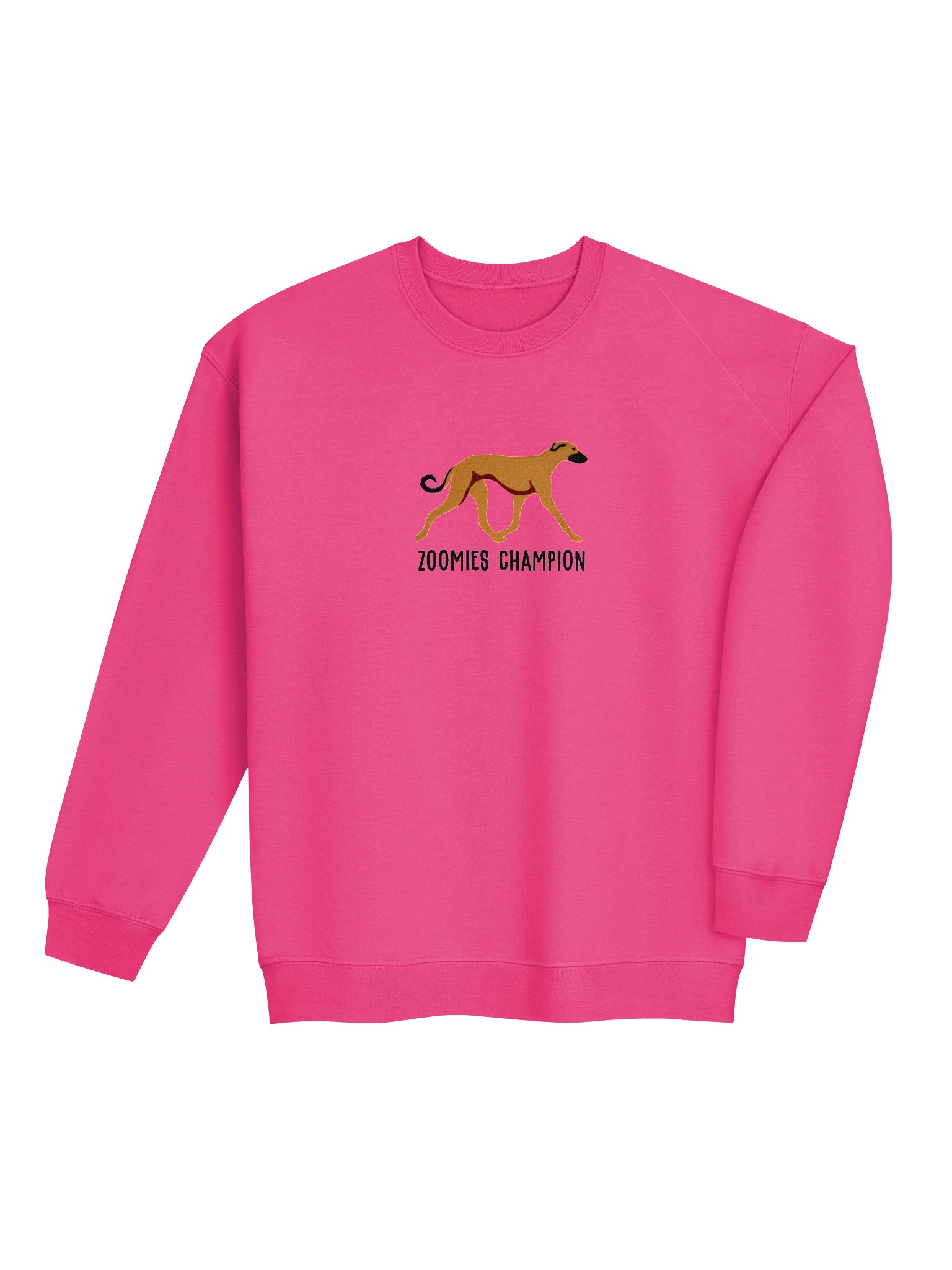 Zoomies Champion Sweatshirt(Embroidered) of a Sloughi(Tan) product image (7)