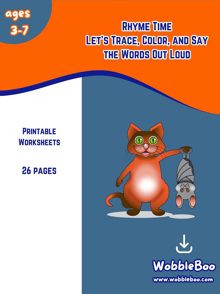 Rhyme Time Printable Worksheets product image (1)