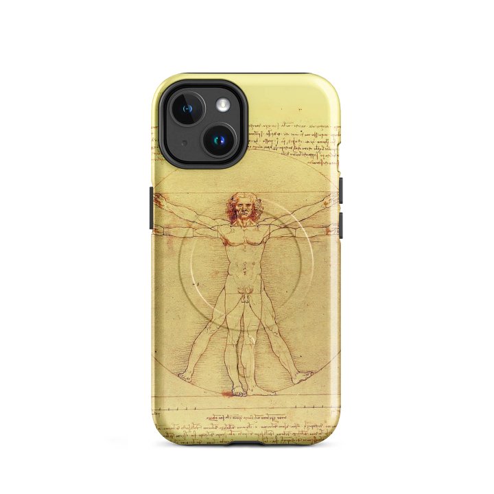 Leonardo da Vinci – Vitruvian Man (L’Uomo Vitruviano) – iPhone® MagSafe® Tough Case product image (2)