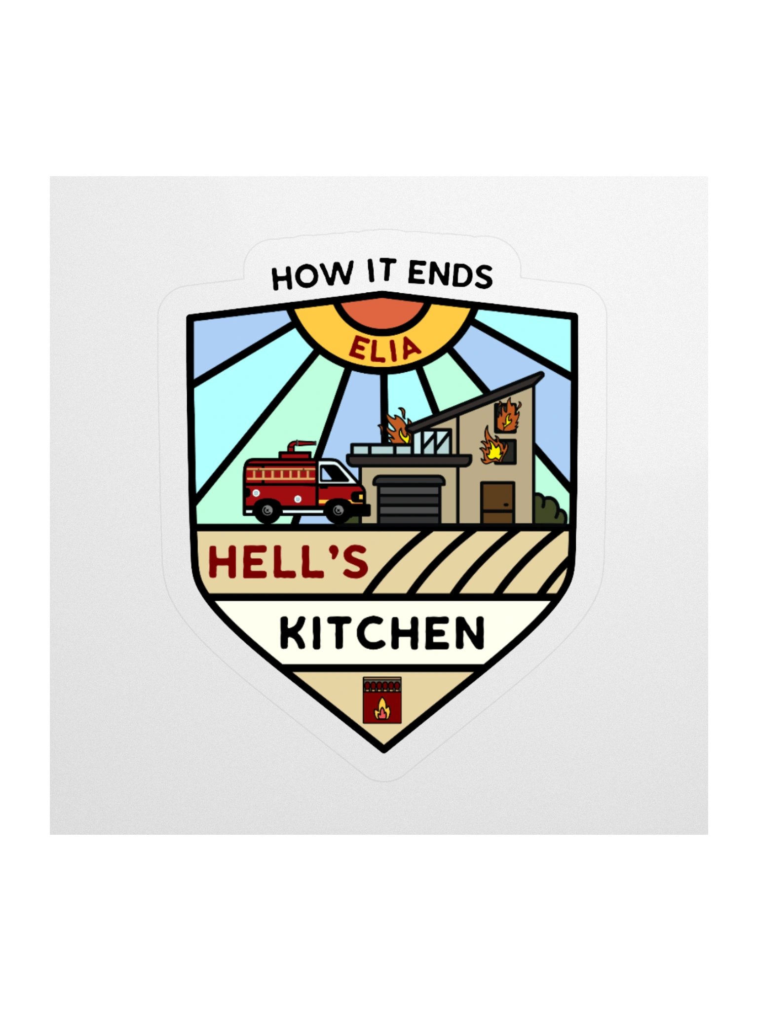 HELL'S KITCHEN, Elia Sticker product image (1)