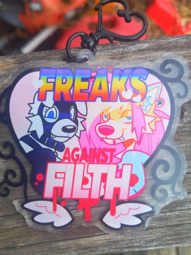 FaF keychain & sticker product image (1)