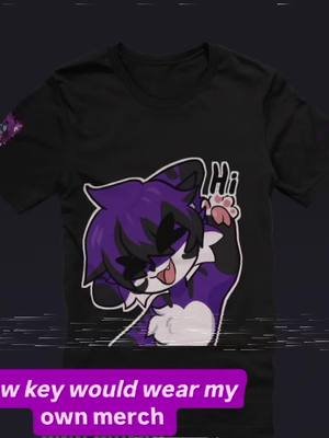 I got my own line of merch by the way, over at ForthWall website https://afix-shenanigans-shop.fourthwall.com/products/afix-hi-t-shirt #furry #merch #tshirt #trending #design 