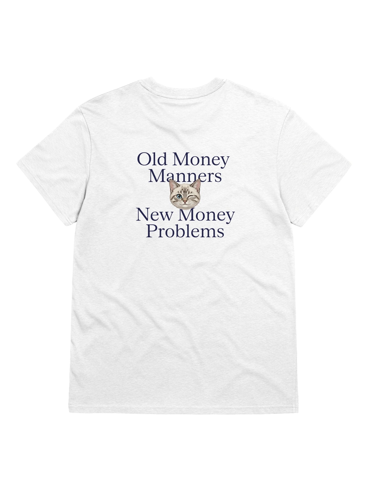 Old money manners, Saint Louie Organic soft Tee, White product image (10)