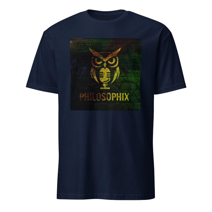 Philosophix Owl and Mic Shirt Navy product image (1)