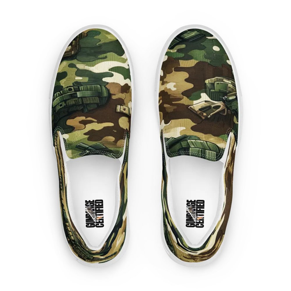 Gun Range Certified: Army Slip on Sneakers product image (2)