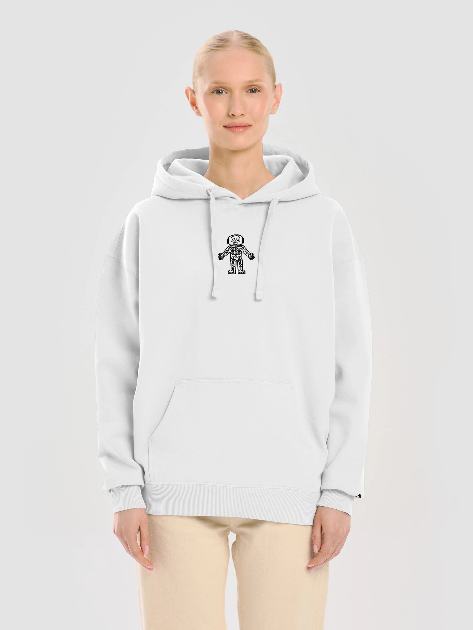Skelly Hoodie (White) product image (9)