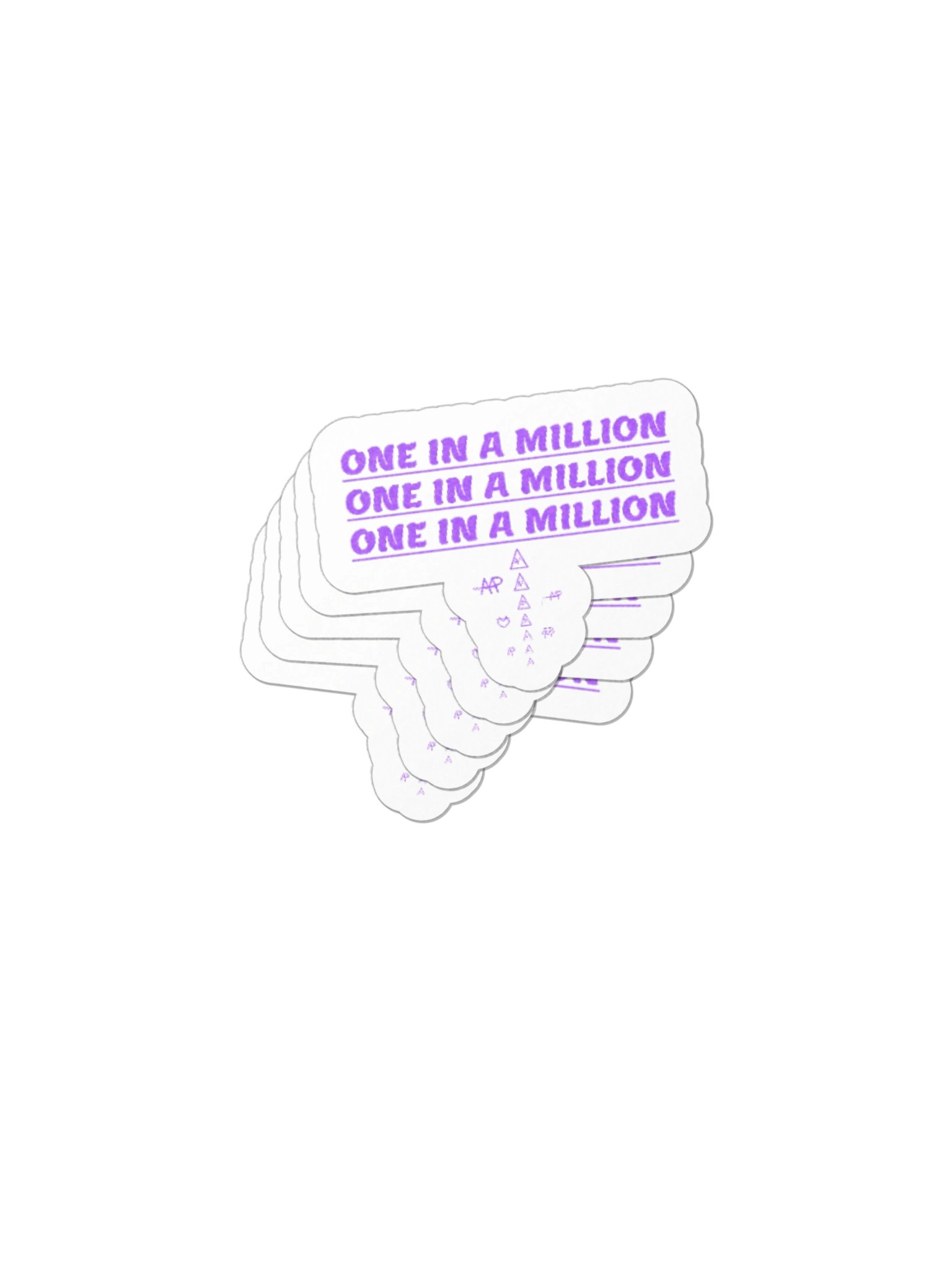 ONE IN A MILLION — Sticker product image (9)