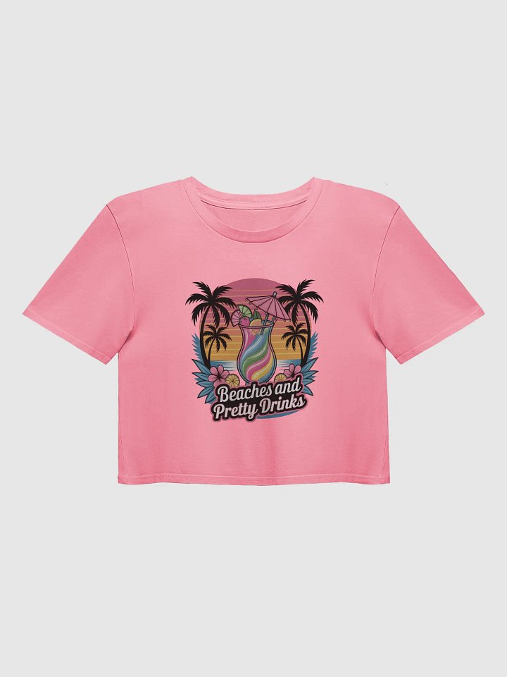 Tropical Sunset Delight Crop Top product image (1)
