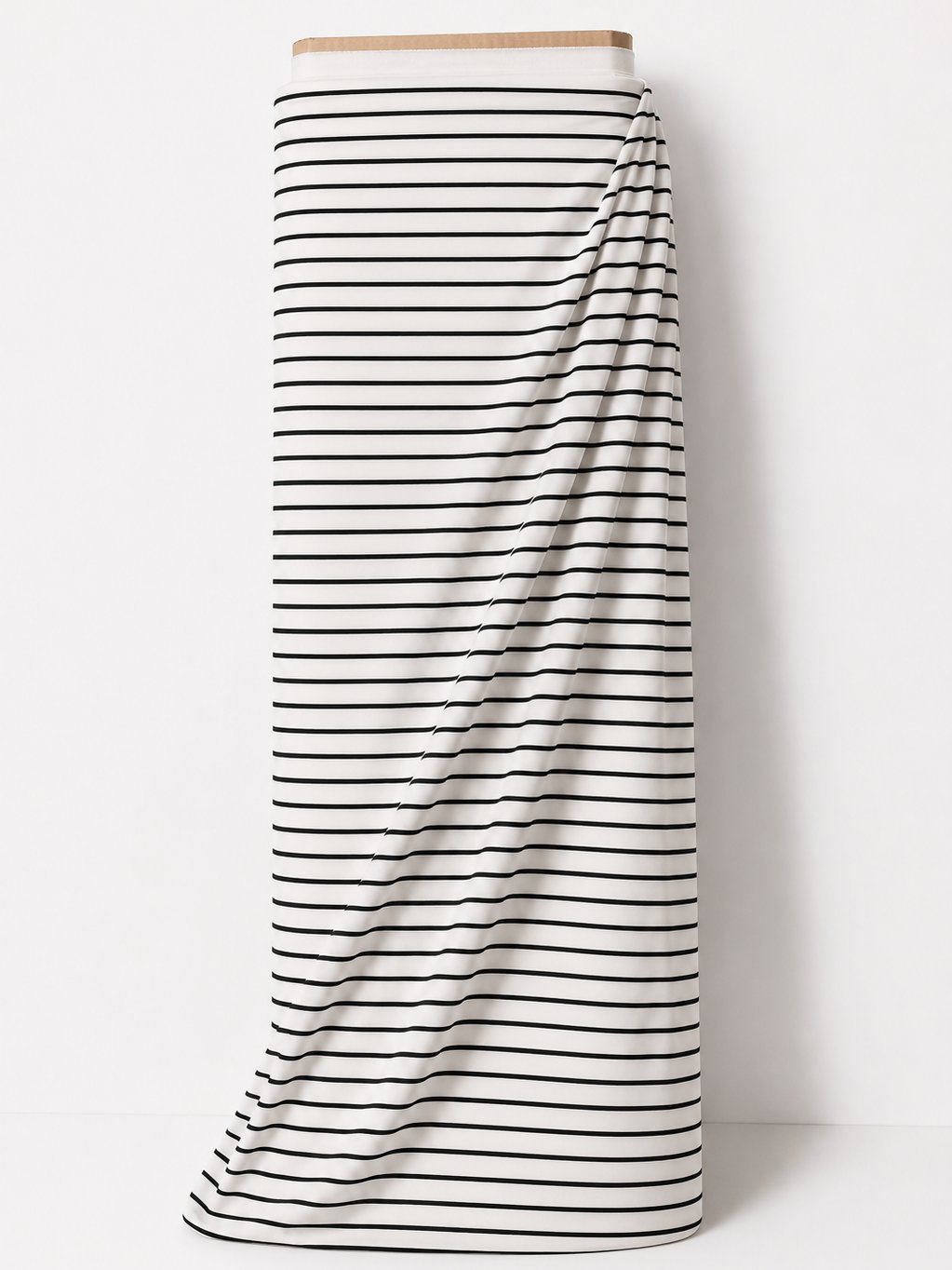 Black and White Stripes DBP Fabric product image (2)