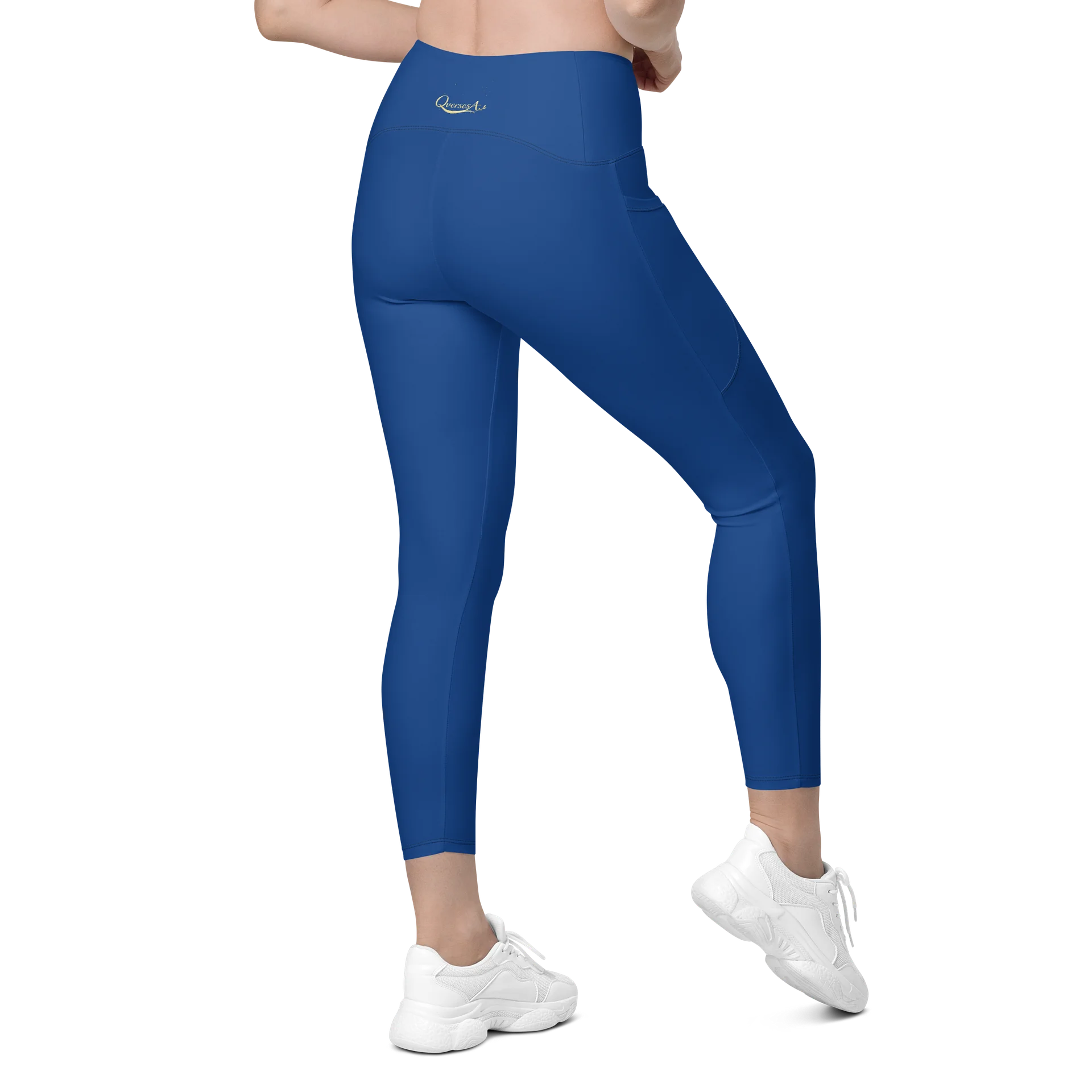 Blue Leggings with Pockets product image (1)