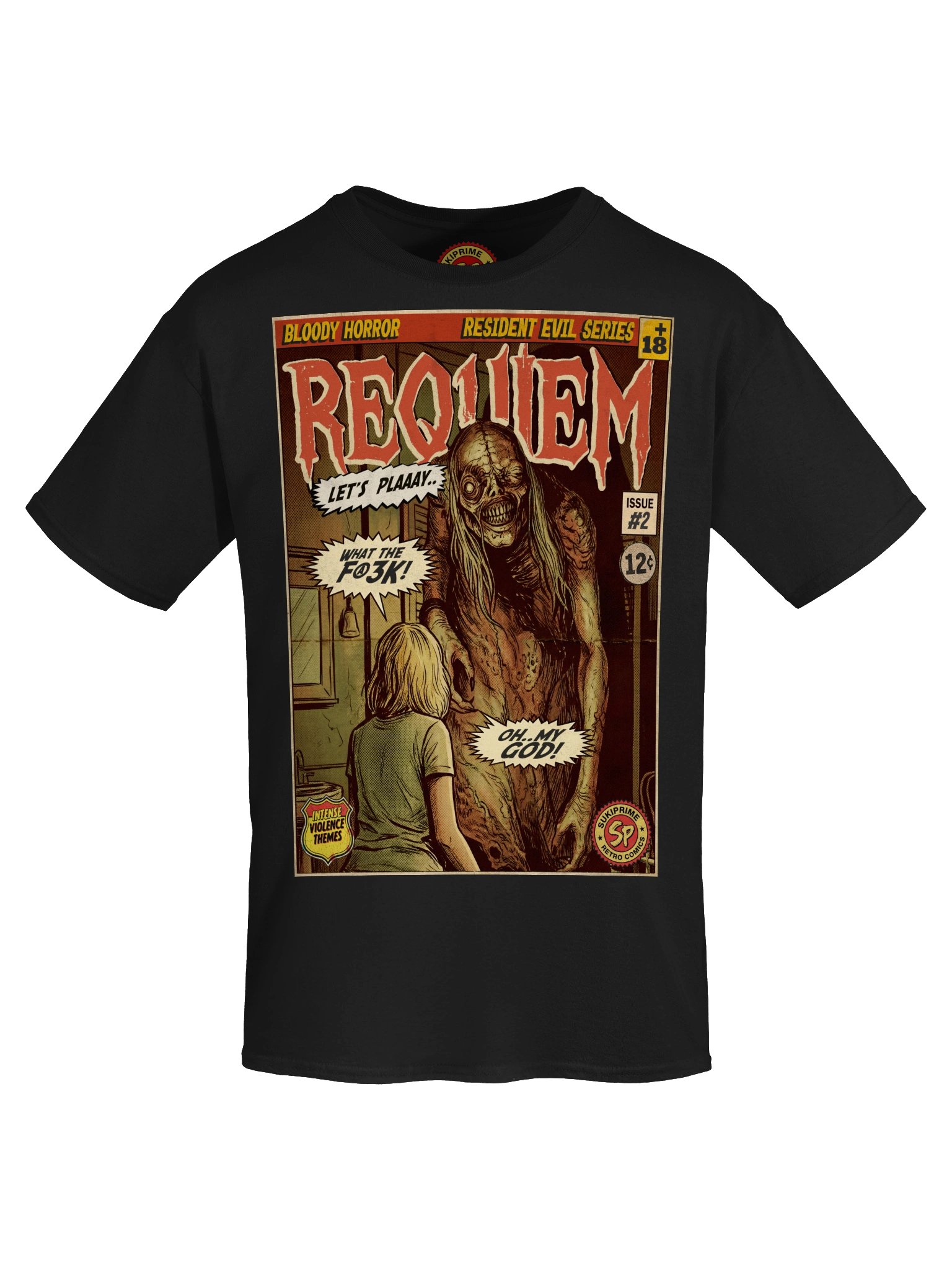 Resident Evil Requiem The Girl Comic Art T-Shirt product image (5)