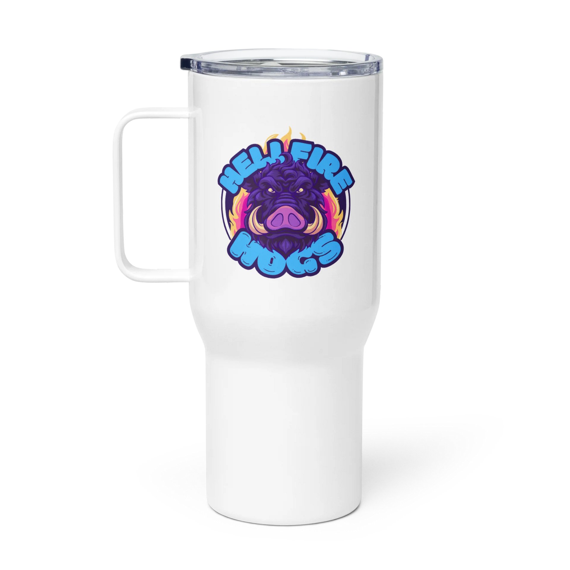 Hellfire Hogs Team Travel Mug with a Handle product image (1)