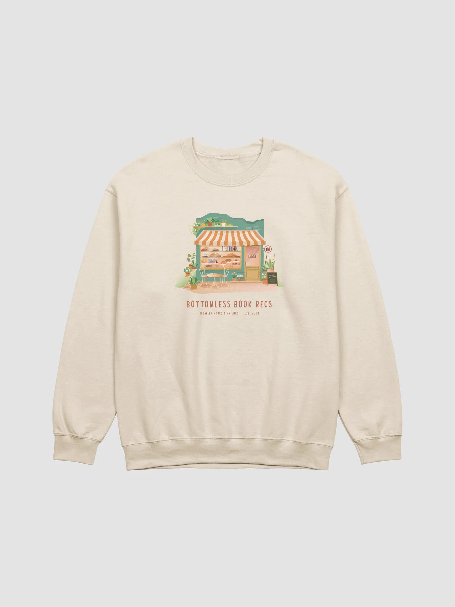 Bottomless Book Recs | Printed Crewneck product image (1)