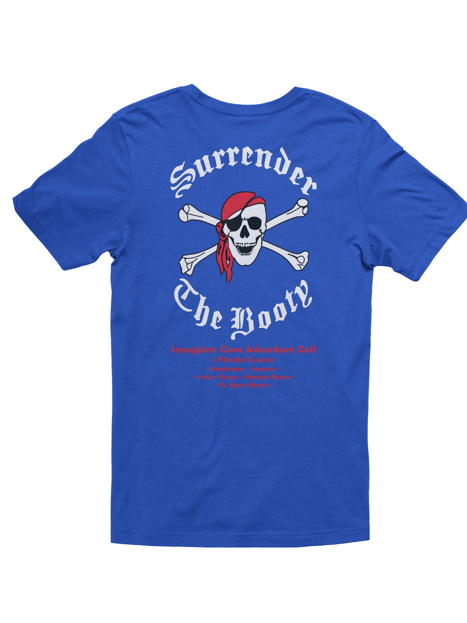 "Surrender the Booty" Cotton Tee - Back Graphic product image (38)