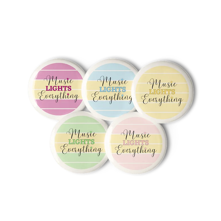 Music Lights Everything Pin Buttons Set product image (2)